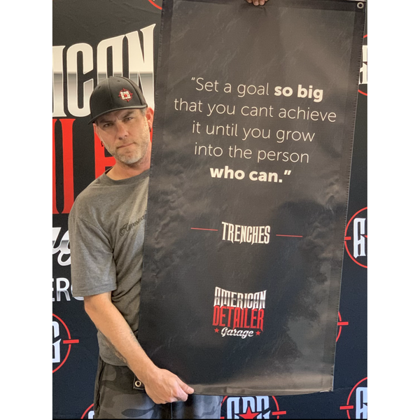 ADG Set A Goal Banner - American Detailer Garage