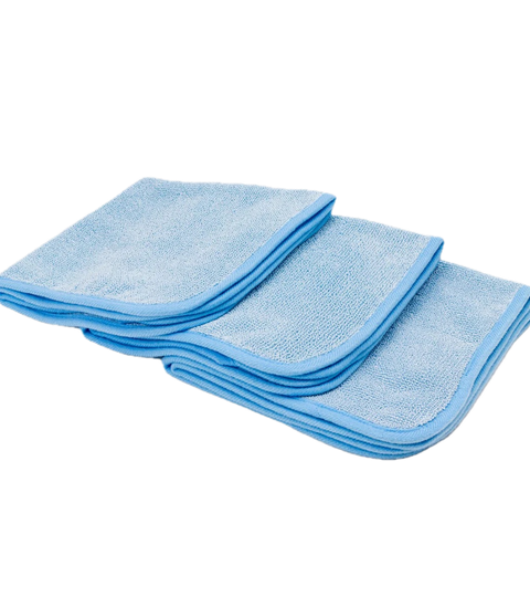 MICROFIBER CLOTH BLUE 40 X 40 CM 3/PK